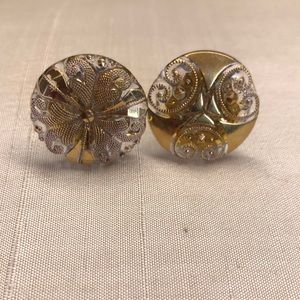COPY - Vintage Glass Button Cufflinks